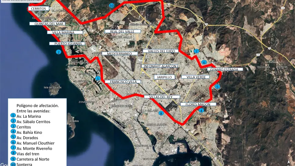 Estas son las colonias que no tendrán servicio de agua potable el lunes 10 de noviembre.