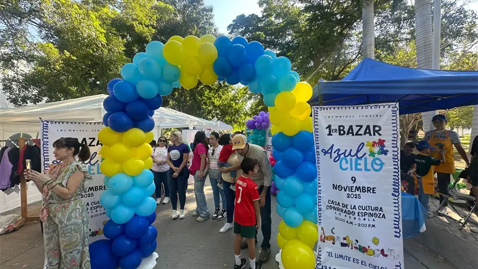 El bazar fue todo un éxito. (FOTO: Esthela García).