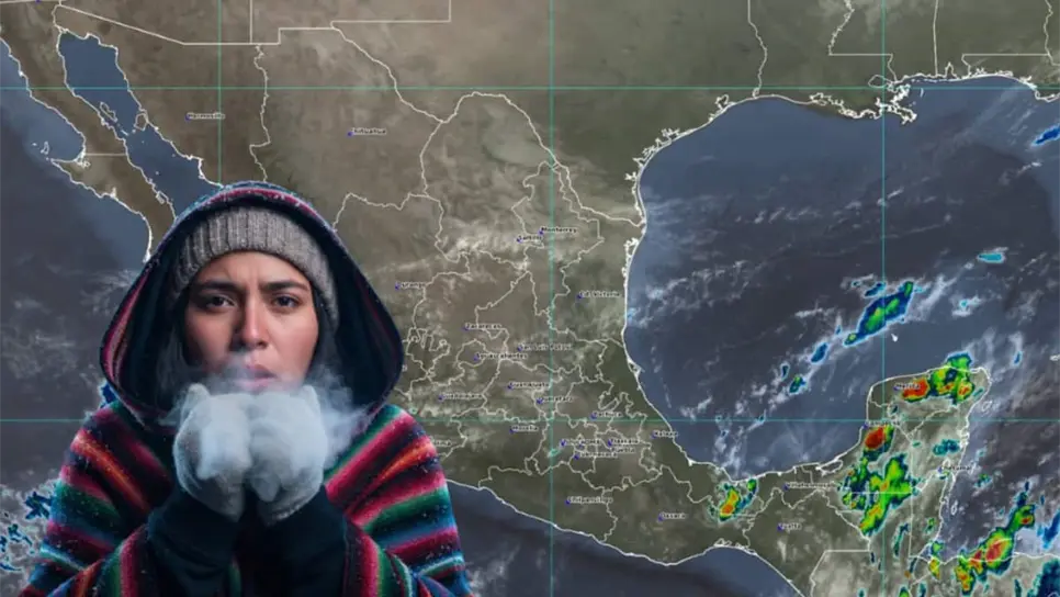 FOTO: El Frente Frío 13 traerá heladas extremas de hasta –15 °C, lluvias torrenciales y fuertes vientos en gran parte de México.