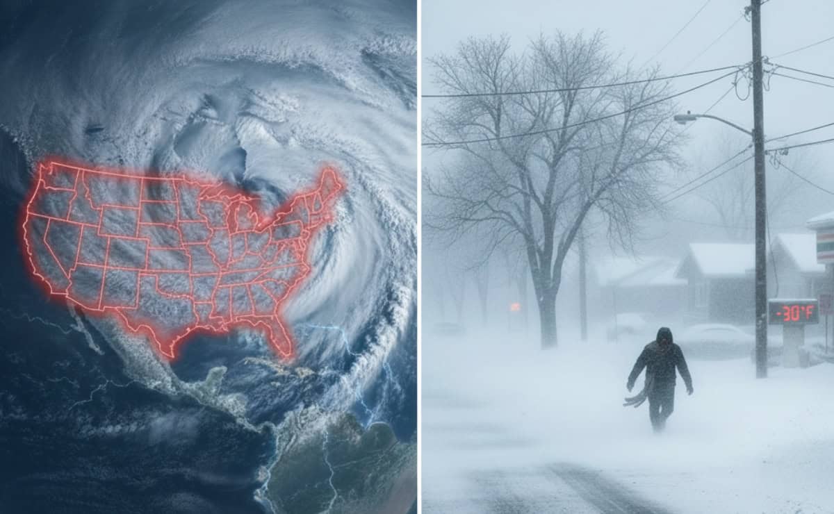 ¡Alerta Extrema! Ola de frío polar amenaza a 170 millones en estos estados de Estados Unidos