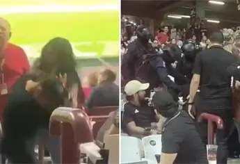 Dos mujeres se agarran a golpes en pleno juego de Tomateros de Culiacán