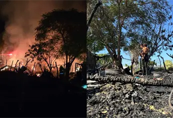 Familias mochitenses se quedan en la calle tras incendio de su casa; el fuego inició con una veladora