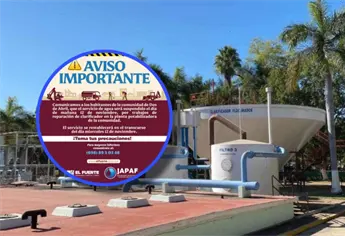 ¡Atención habitantes del Dos de Abril! JAPAF suspenderá el servicio este 12 de noviembre