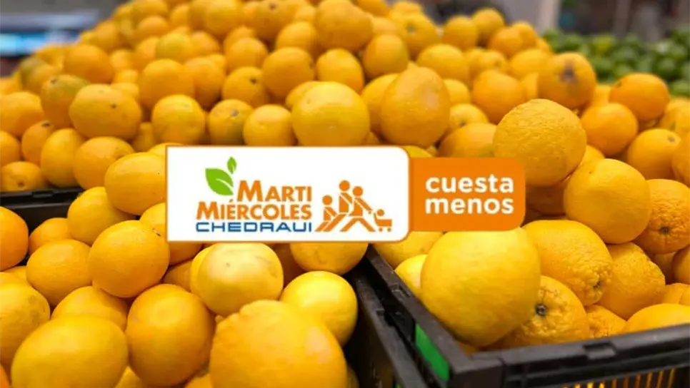 FOTO: Si estás por hacer tu mandado, el Martimiércoles Chedraui llega con precios bajos en frutas, verduras y productos frescos.
