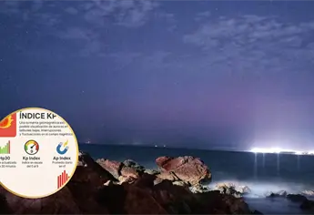 El cielo de Mazatlán se tiñó de auroras gracias a una tormenta solar extrema