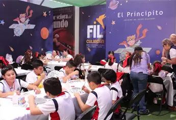 Niños reaccionan a la Feria Internacional del Libro Culiacán 2025