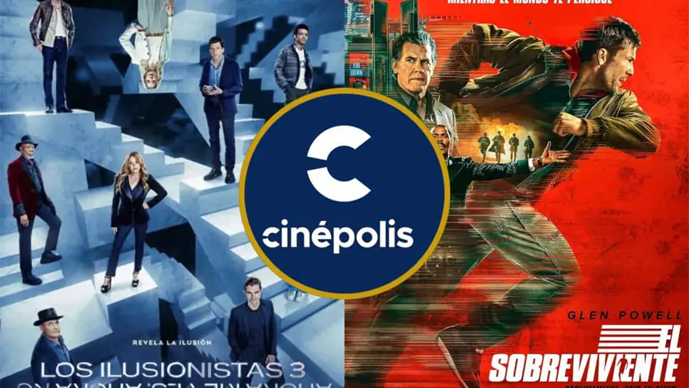 FOTO: Conoce los estrenos de Cinépolis de este 13 de noviembre. Los Ilusionistas 3 y El Sobreviviente encabezan la cartelera, junto al reestreno del clásico juvenil Crepúsculo: Luna Nueva.