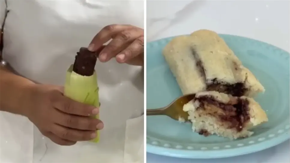El final es ya el tamal preparado con su interior rellenado de Gansito, un delicioso platillo que no faltará de ahora en adelante en las mesas de las familias sinaloenses y de todo México
