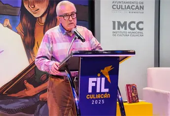 Rocha Moya desde la FIL Culiacán: la lectura es parte de atacar las causas de la violencia