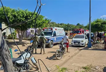 Fuerte explosión de gas se registra en el fraccionamiento San Antonio de Mazatlán