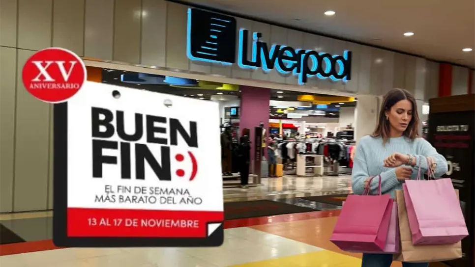 FOTO: Sucursales de Liverpool operarán con horario especial este lunes 17 de noviembre por cierre del Buen Fin.