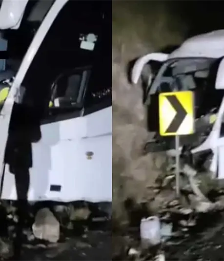 Protección Civil Estatal atiende emergencia de camionazo en Surutato, Badiraguato