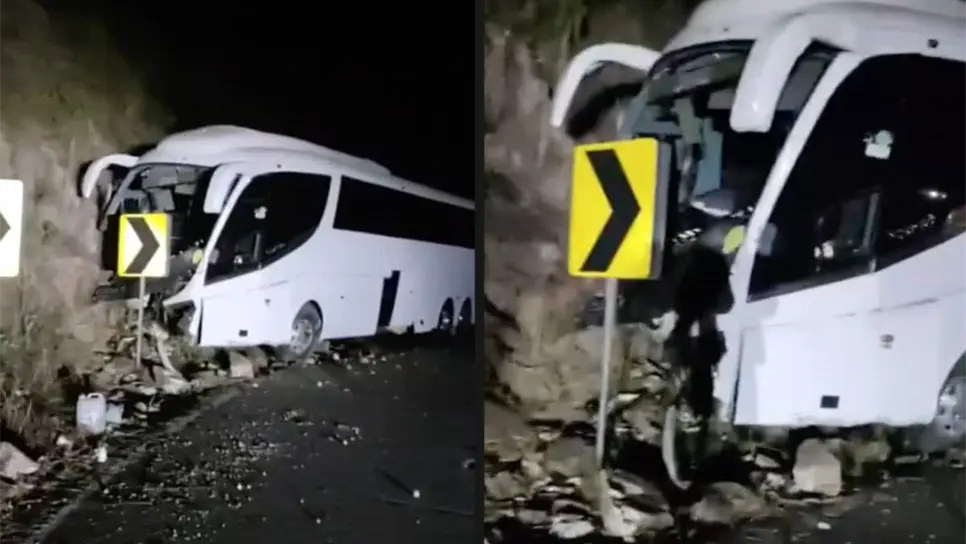 FOTO: El accidente se registró aproximadamente a las 18:00 horas de la tarde de este domingo cuando varias personas originarias de la ciudad de Los Mochis y del estado de Sonora acudieron a Surutato de paseo.