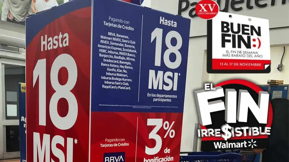 FOTO: Walmart mantiene las ofertas con el Fin Irresistible hasta el 19 de noviembre. Descubre todos los códigos, descuentos y MSI vigentes antes de que terminen.
