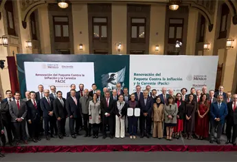 Sheinbaum y empresarios firman renovación del PACIC y mantener la canasta básica en 910 pesos