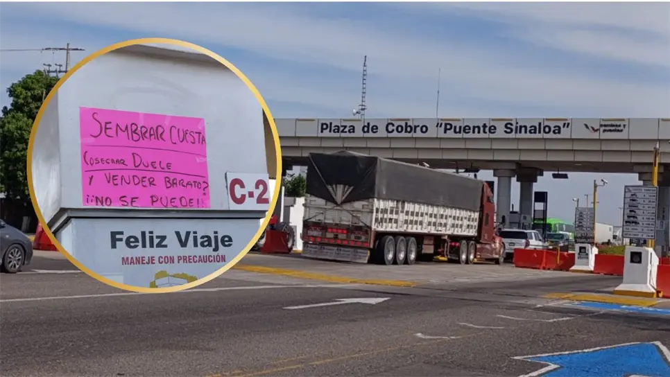 Productores retoman casetas de cobro en Sinaloa en apoyo al Frente Nacional por Rescate al Campo