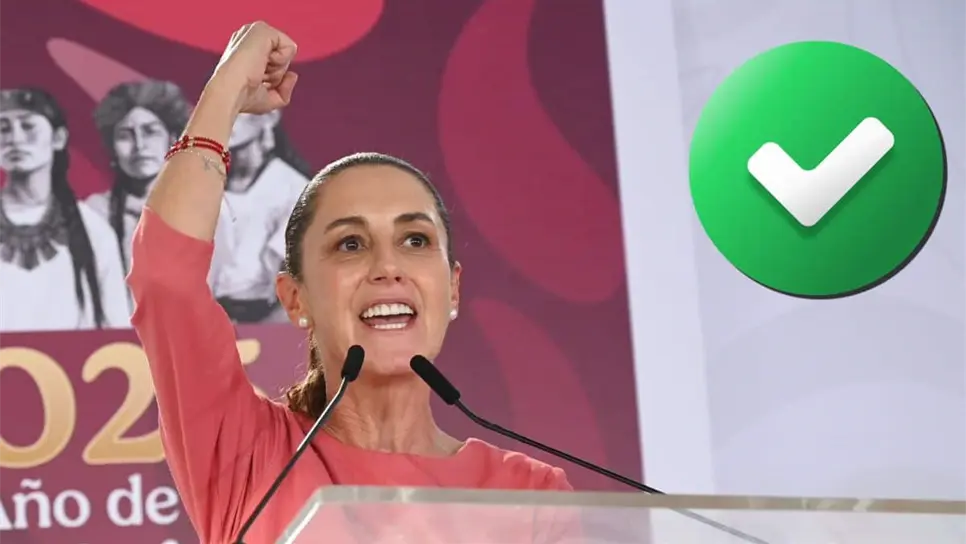 La presidenta Claudia Sheinbaum mantiene cifras altas en las encuentas de aprobación.