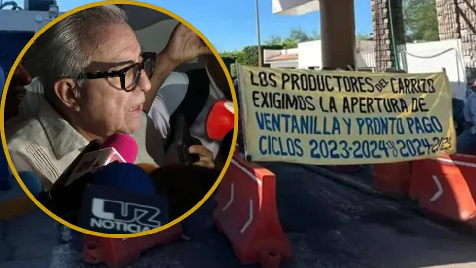 FOTO: Rocha Moya apeló a la racionalidad de los agricultores, recordando que él es el principal gestor de sus demandas ante el Gobierno Federal.