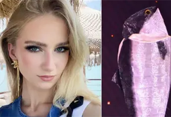 Traje de salmón de Miss Noruega causa sensación en la preliminar de Miss Universo