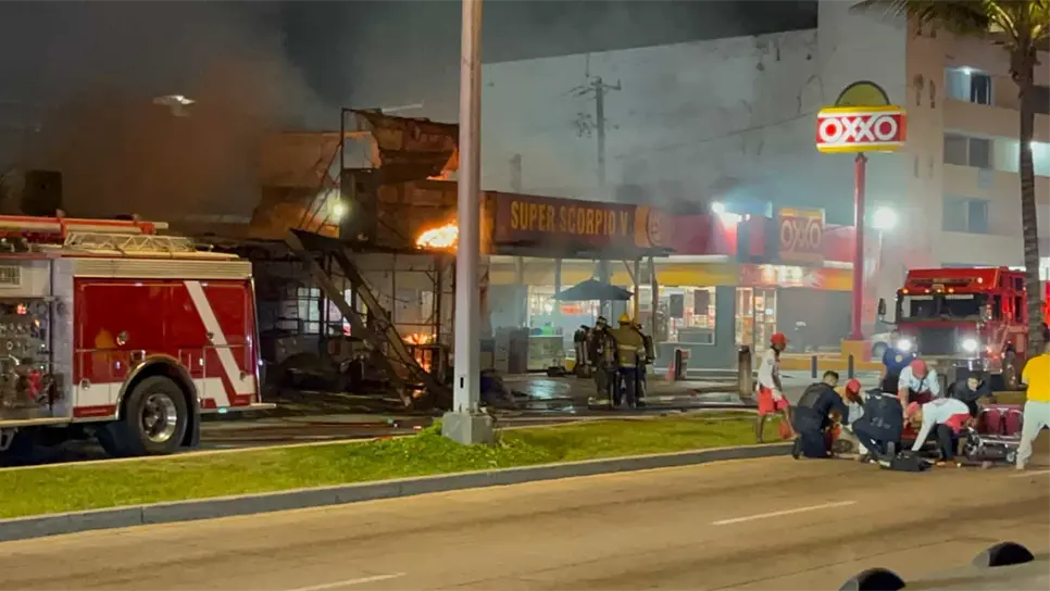 Al momento de la explosión se movilizaron los cuerpos de emergencia. (FOTO: Enrique Chan).