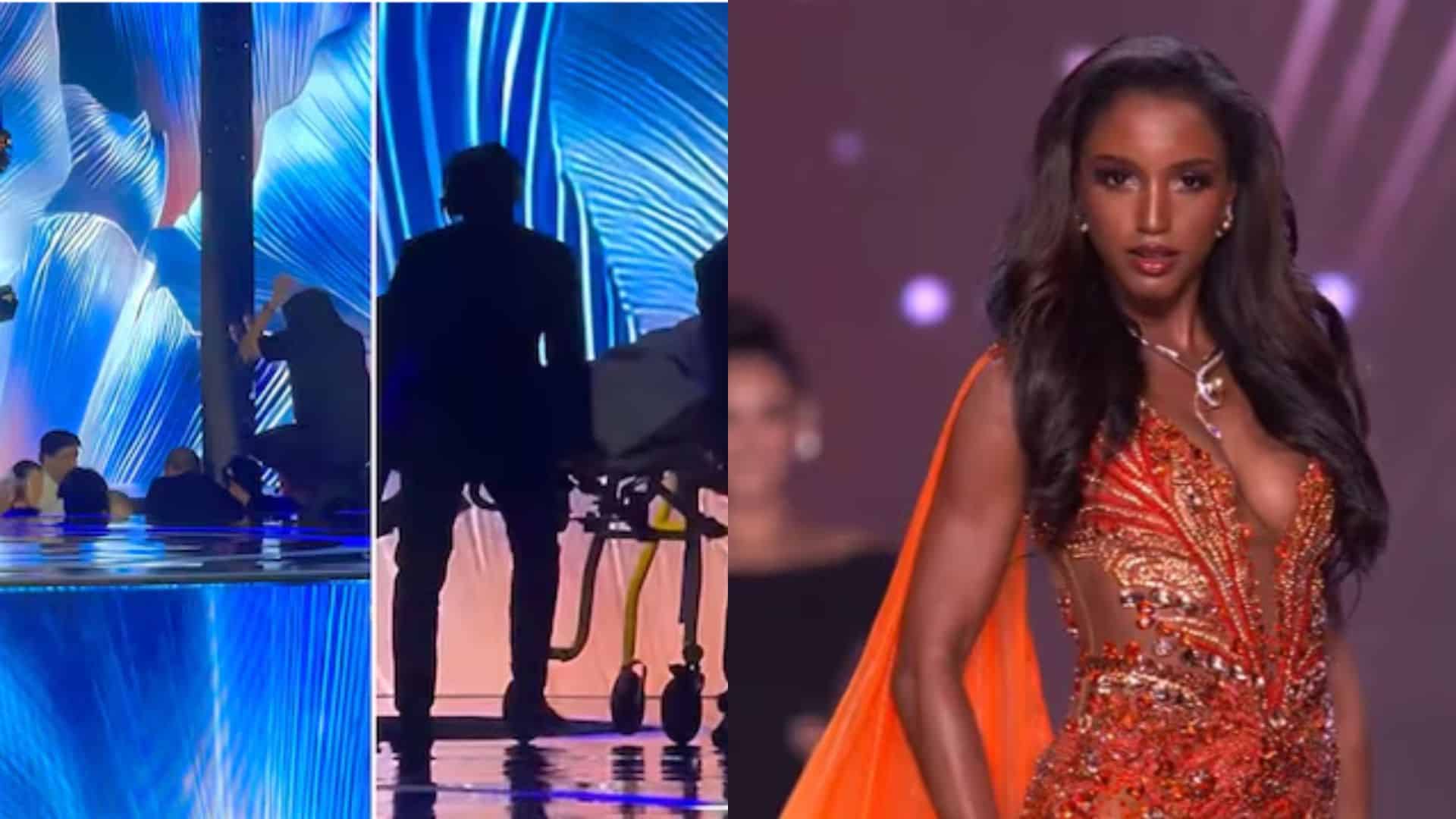 Miss Jamaica sufre aparatosa caída en Miss Universo 2025 y es hospitalizada |VIDEO