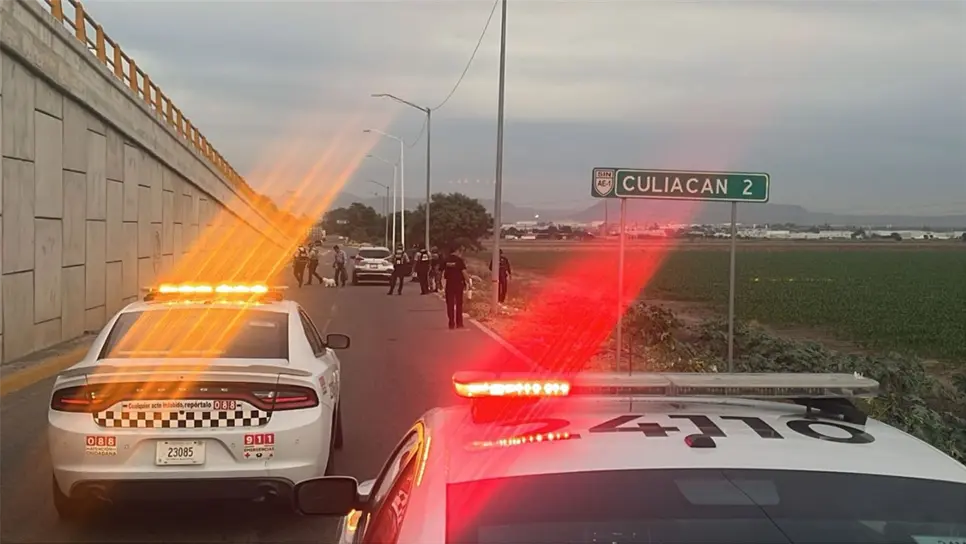 La zona fue limitada por los elementos de la Guardia Nacional en espera que llegue personal de la Fiscalía del Estado de Sinaloa, para que realicen las diligencias de ley