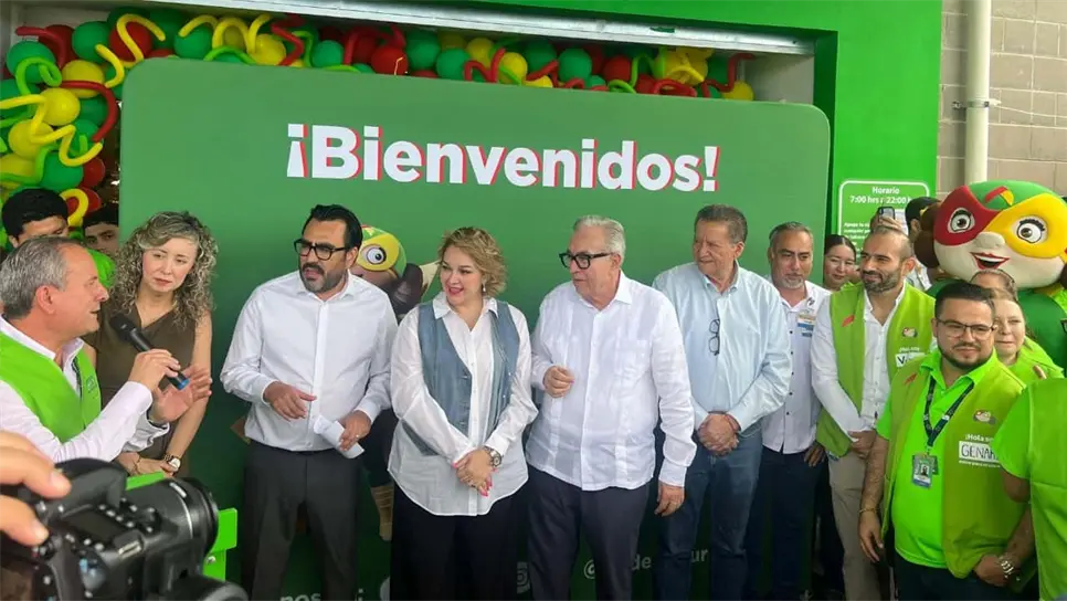Rocha Moya y Gámez Mendívil inauguran Bodega Aurrerá en Villa Bonita, Culiacán