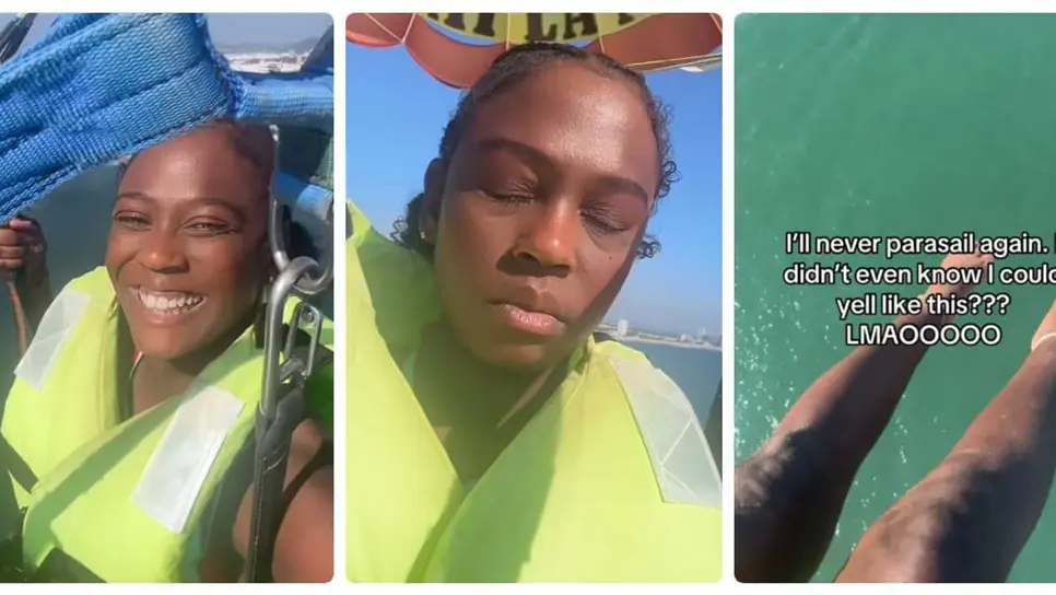 La turista señaló que le tiene miedo a las alturas. (FOTO: Tiktok / @ashleychantay).