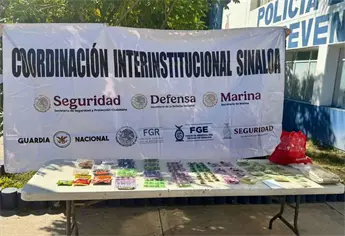 Autoridades aseguran varias dosis de marihuana en distintas presentaciones sobre la carretera a Culiacancito 
