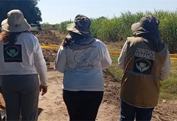 El colectivo Madres en Lucha por tu Regreso a Casa localizan una osamenta, en zona rural de Culiacán