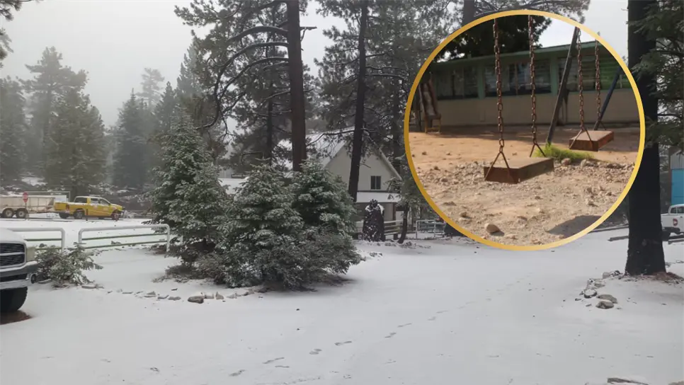 Se esperan condiciones para la caída de nieve en la zona serrana de Baja california y Sonora. (FOTO: Conanp).