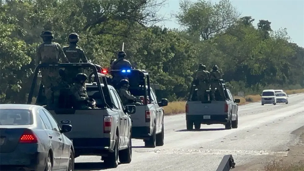 Convoyes de la Marina sorprenden a Guasave con nuevos patrullajes en zonas estratégicas