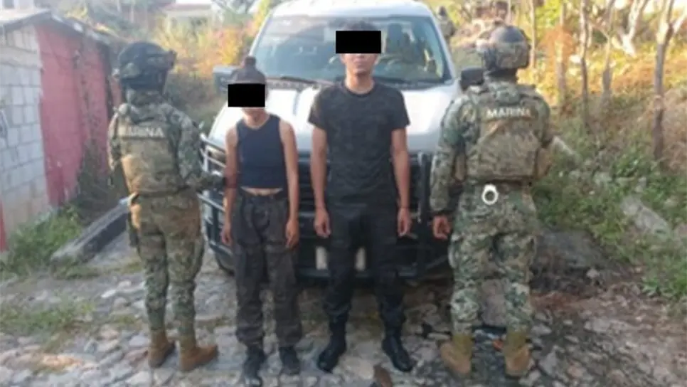 Autoridades federales detienen a 3 personas con armas y cartuchos en Concordia