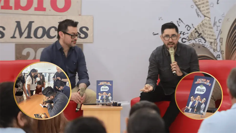 FOTO: Con esta presentación, la Feria del Libro de Los Mochis no solo acercó literatura a nuevos lectores, también puso sobre la mesa algo que casi nunca se habla en los libros de texto,  cómo sobrevivir, con humor y sin tanta pose, a la vida adulta en México.