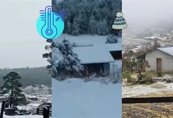 Durango se pinta de blanco; cae la primera nevada del 2025 |VIDEO
