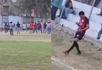 Exjugador profesional exhibe un arma de fuego tras una pelea de futbol amateur en Jalisco | VIDEO