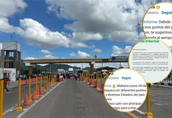 Aerolíneas llaman a tomar precaución por bloqueos carreteros de productores