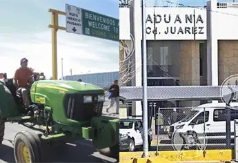 Productores bloquean aduana en Juárez; exigen diálogo directo con Segob
