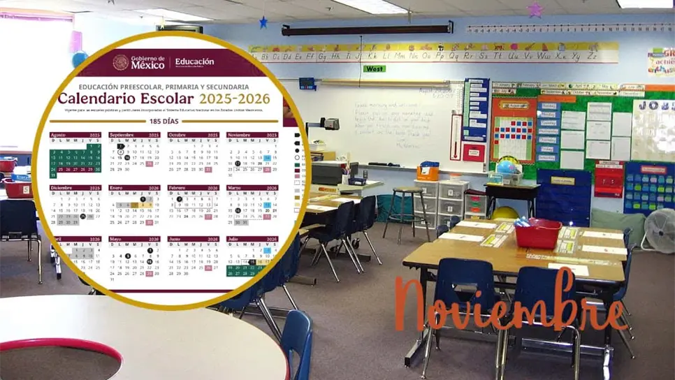 FOTO: El calendario oficial de la SEP confirma el último megapuente del año