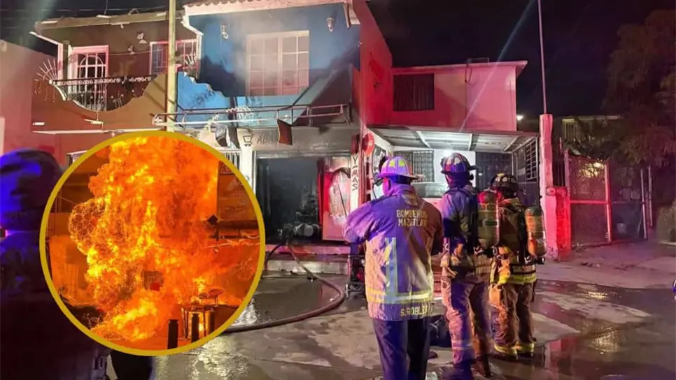 FOTO: Bomberos Mazatlán ha atendido 262 explosiones por fugas de gas en 2025 