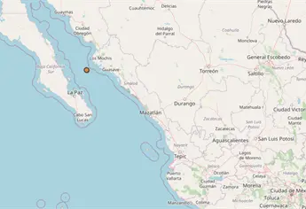 Se registra sismo de magnitud 4.1 en las costas de Ahome