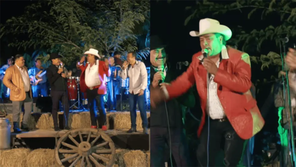 FOTO: La interpretación de este tema, considerada «muy fuera de su estilo», generó una reacción inmediata y festiva en el lugar.