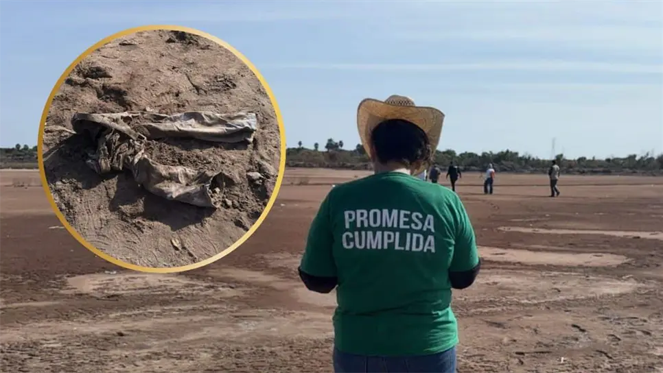 Rastreadoras localizan osamenta frente al panteón de Juan José Ríos