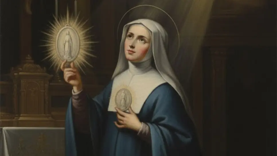 FOTO: Conoce el santoral del 28 de noviembre se celebra a San Santiago de la Marca Patrono de los Montes de Piedad y a Santa Catalina Labouré vidente de la Medalla Milagrosa