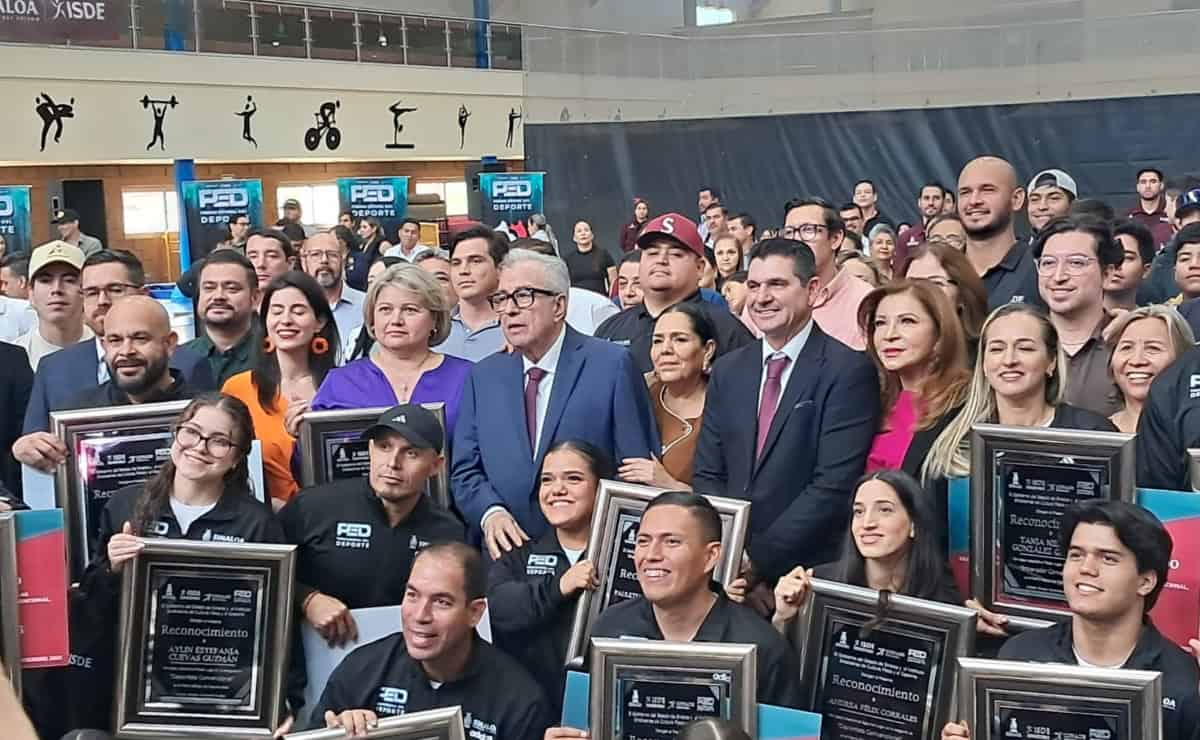 Rocha Moya aumentará a 120 mil pesos el Premio Estatal del Deporte en el 2026