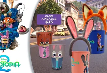 Zootopia 2: Cinépolis presenta sus vasos y palomeras exclusivos