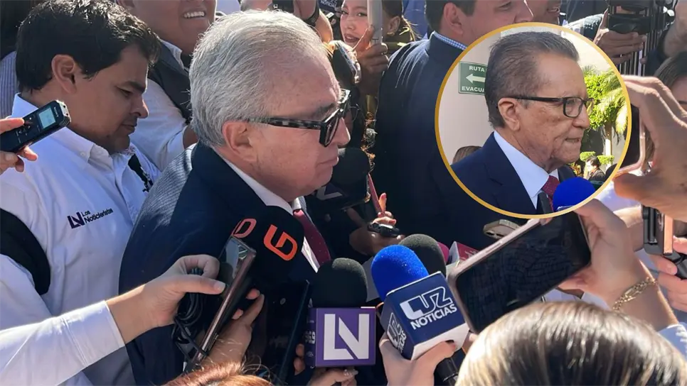 FOTO: El Gobernador de Sinaloa llega al Congreso a su informe de labores.