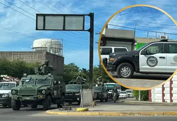 Refuerzan operativos federales en Guasave; casi 24 horas de unidades blindadas patrullando la ciudad