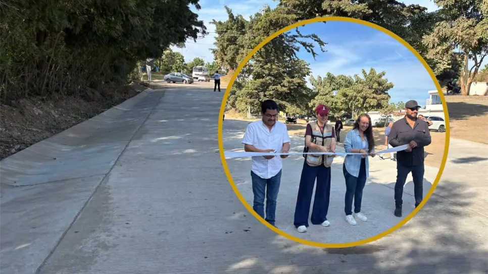 FOTO: Estrella Palacios inaugura rehabilitación del vado Camino al Conchi en Mazatlán; la obra superó el millón de pesos