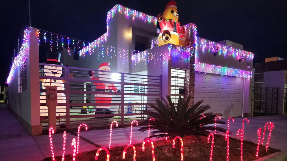 La alegría de la Navidad ya llegó a Los Mochis. (FOTO: Osmar Zavala).